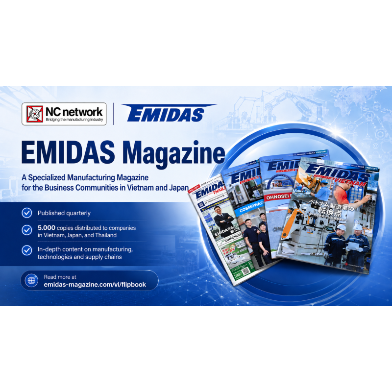 EMIDAS Magazine — The No. 1 Japanese Manufacturing Industry Publication in Vietnam